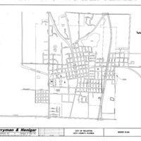 1996 City of Williston Sewer Plan Map