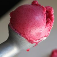 Hibiscus Beet Sorbet