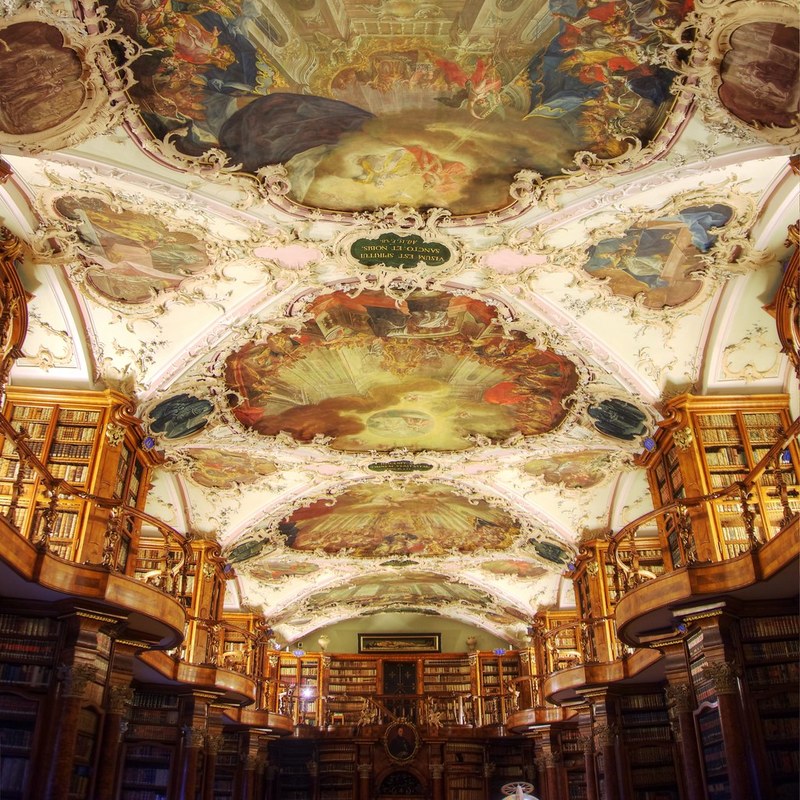 Abbey Library of Saint Gall Interior 2