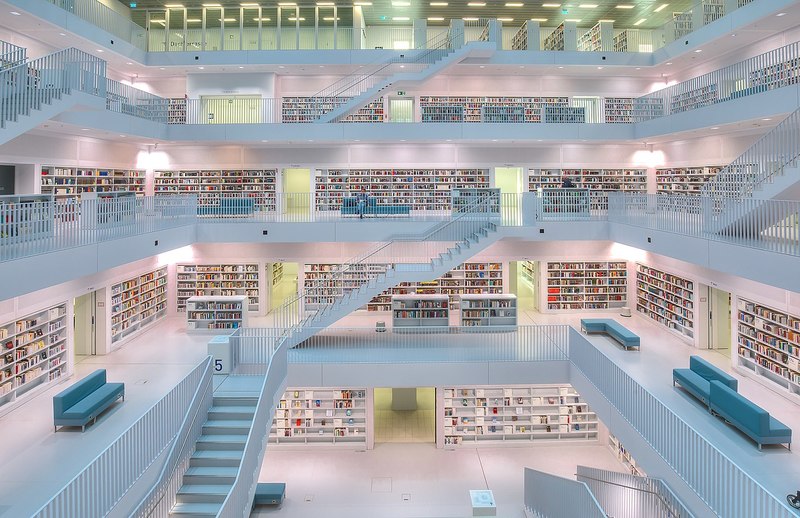 Stuttgart City Library Interior 1