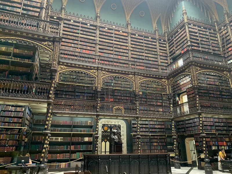 Royal Portuguese Cabinet of Reading Interior 1