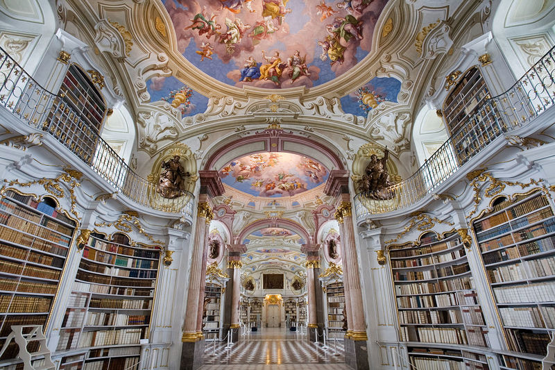 Admont Abbey Library Interior 1