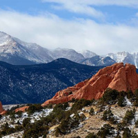 Colorado Springs, Rocky Mountains