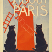 About Paris by Richard Harding Davis, Illustrated by Edward Penfield, Harper &amp; Brothers Publishers