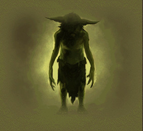 Derry Fairy small green alien-like cryptid